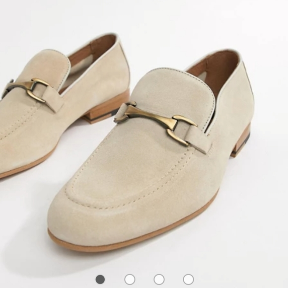 River Island Other - ASOS River Island suede loafers in stone size 11.5